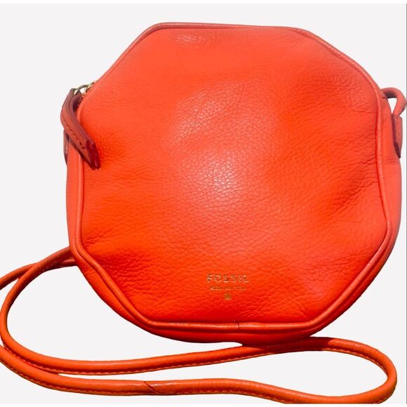 Vintage Fossil Jules Leather Crossbody NWOT - Picture 4 of 8